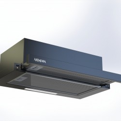 ARMEBA sürgülü aspiratör-çift filitre-salyangoz motor siyah